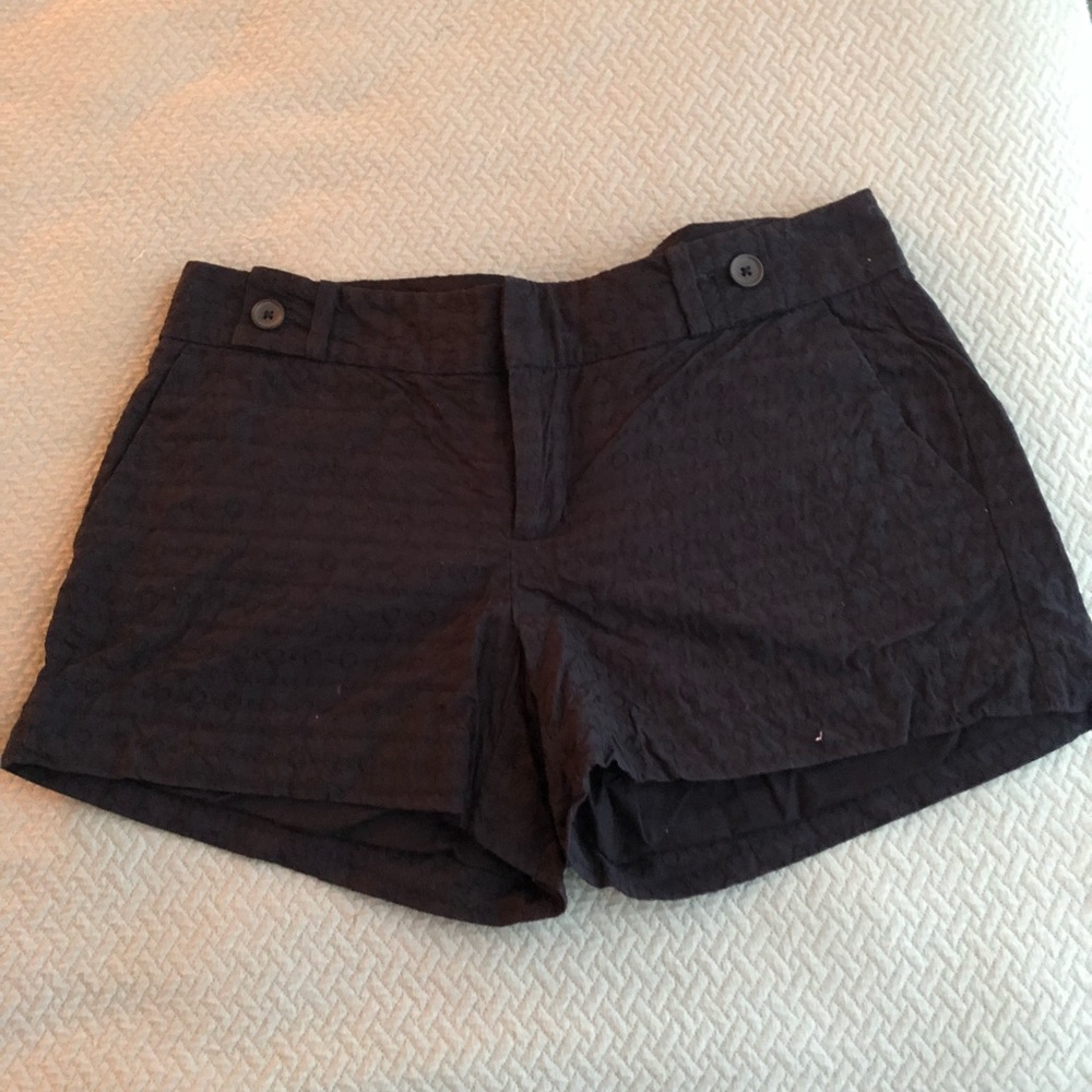 Banana Republic | Navy Eyelet Shorts